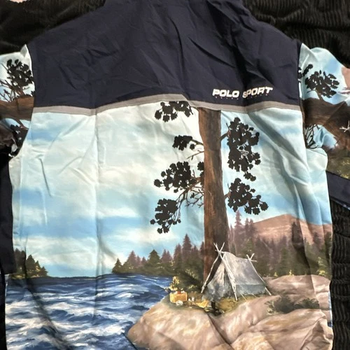 Polo Sport Ralph Lauren Sportsman Men's XL Full Zip Graphic Jacket LE 1 of 1000 image 3