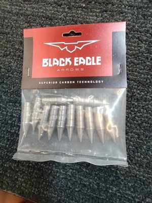 Lot of 12 Black Eagle Arrows PS23 Nock Crusher Target Point 150 Grain New
