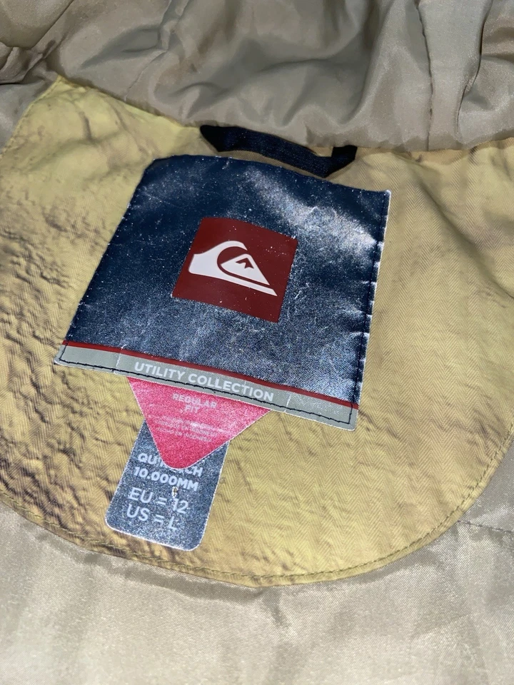 Travis Rice Quicksilver Snowboard Jacket Surf Skate Grunge Y2K Ski Coat Size L - Image 3 of 4
