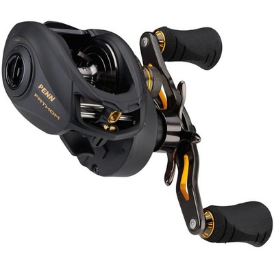 Penn 400 Fathom Low Profile - Linkshand Baitcaster, Multirolle für starke Fische
