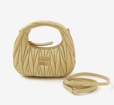 Miu Miu SOLA Nappaleder Hobo Bag Mini 5BP078 144746881