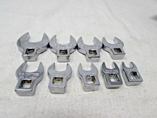 Usa Craftsman Set Of 9 Sae Chrome Finish Crowsfoot Wrenches No Initials
