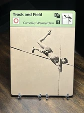 Sportscaster Card Track and Field “Cornelius Warmerdam” (1977 03 005 03-12)