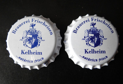 2 Kronkorken - Brauerei und Gasthof Frischeisen, Kelheim, Bayern, Germany