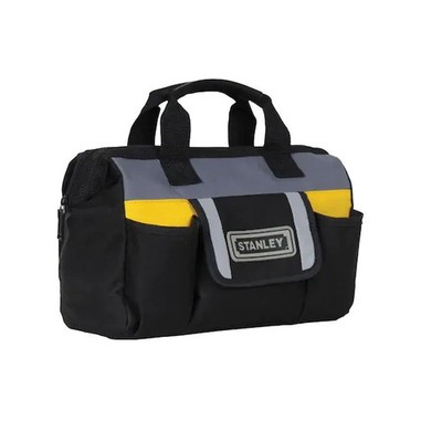 Stanley Tool Bag Jobsite Storage Soft Sided Adjustable Strap Zippered Top 12 In
