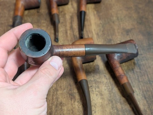 LOTTO 7 PIPE DA FUMO VINTAGE USATE #1 - Picture 11 of 23