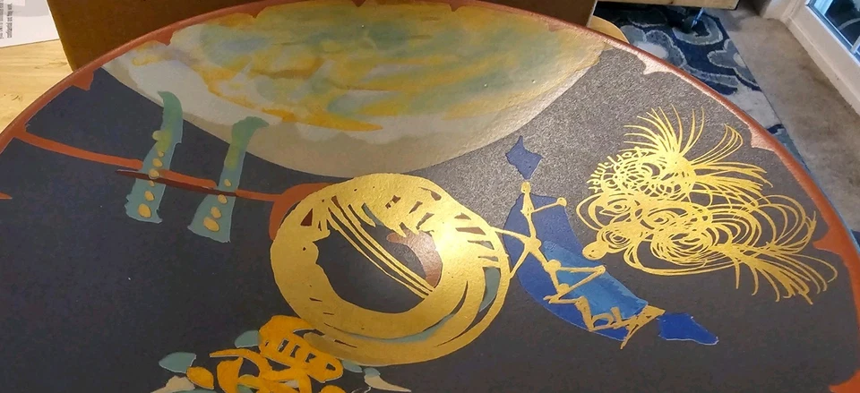 Vaso de cerámica pintado a mano Gilbert Portanier Liguria Rosenthal Studio Line Foto 3 de 4