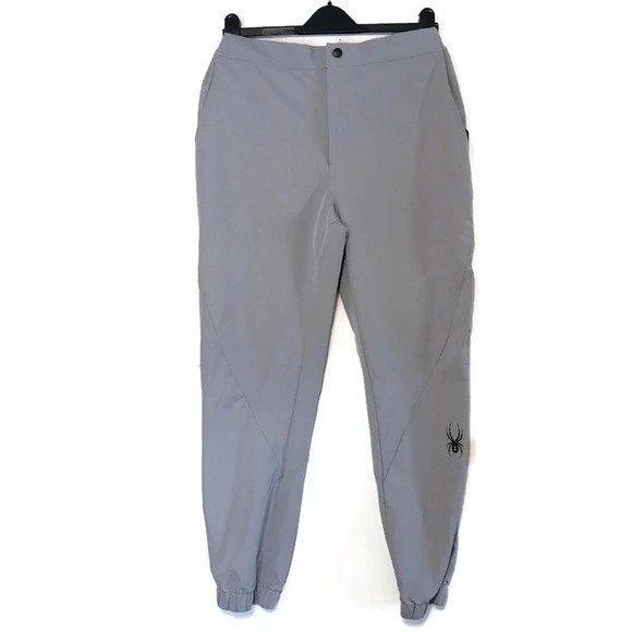 Spyder Gray Soft She’ll Joggers Athletic Pants Men’s size Medium Large altered