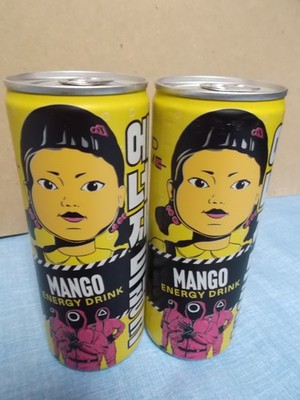 2 Dosen Mango Energy Drink ''Squid Game''
