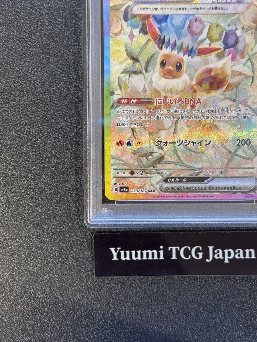 PSA 10 Eevee ex SAR 223/187 Terastal Festival sv8a 2024 Pokemon