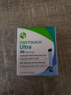 One Touch Ultra Test Strips 50 Quantity Exp 12-31-2025