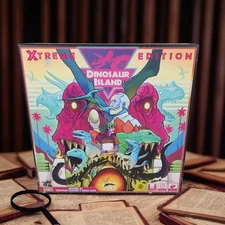 Dinosaur Island: Extreme Xtreme Edition Board Game 100% COMPLETE Pandasaurus Gam