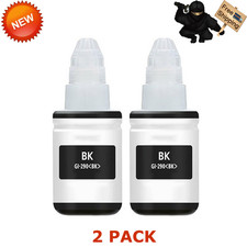 2 PK GI-290 Black Ink Bottle Compatible For Canon Pixma G1200 G2200 G3200 G4200