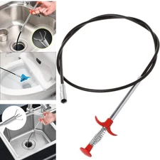 Flexible Drain Clog Remover - Easy to Use Plumbing Tool for Hair&Debris Removal
