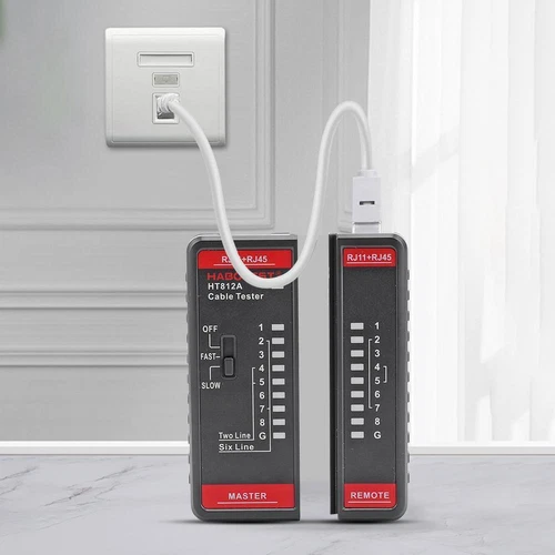 RJ45 RJ11 Network Cable Tester Telephone & Ethernet Cable Tester Network Repair