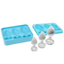 Silicone Baking Mould Reusable Ice Cube Mold Cocktail Tray Maker DIY Bar Prank
