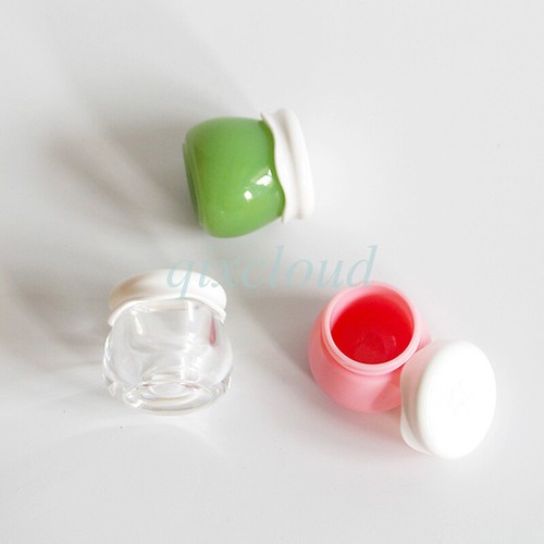 Wholesale 10g Empty Plastic Cosmetic Jar Cream Lip Balm Salve Pot Containers - Picture 3 of 10