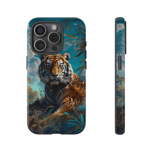 Bengal Tiger Perched Cat Phone Case for iPhone, Samsung Galaxy, Pixel - 第 11/139 張圖片