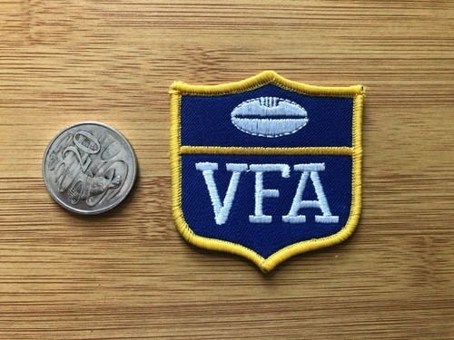 VFA league Football 70s-90s Jumper Patch set of 2 embroidered sewn-on AFL - Picture 6 of 16