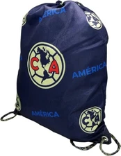 CA Club America Authentic Officially Licensed Soccer Drawstring Cinch Bag 13x15”