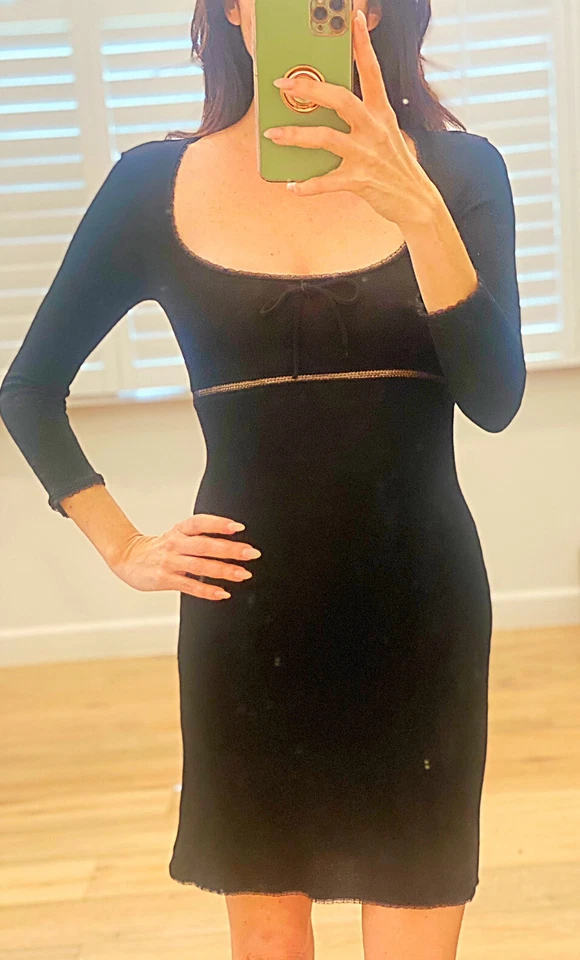 Vestido to the max XS negro manga larga Foto 4 de 4