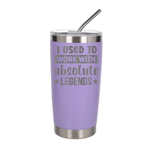 Taza térmica de acero inoxidable grabada 500 ml I Used to Work with Absolute Legends - Imagen 36 de 61