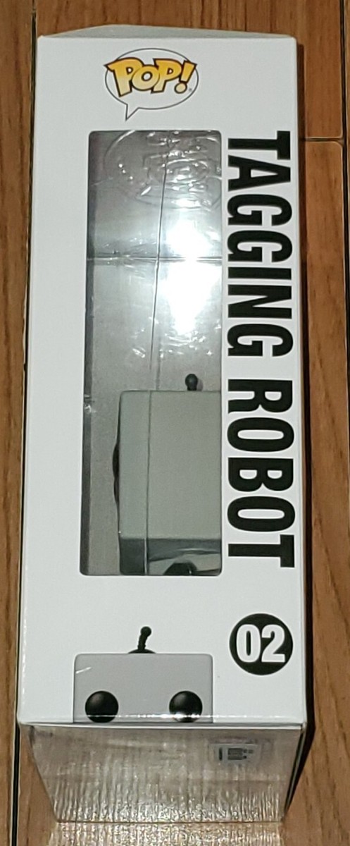 Funko Pop #02 Tagging Robot Brandalised Banksy | eBay