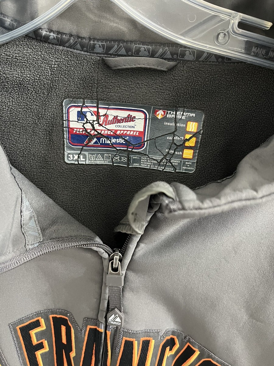 Majestic San Francisco Giants Therma Base Soft Shell Jacket Majestic San Francisco Giants Therma Base Soft Shell Jacket