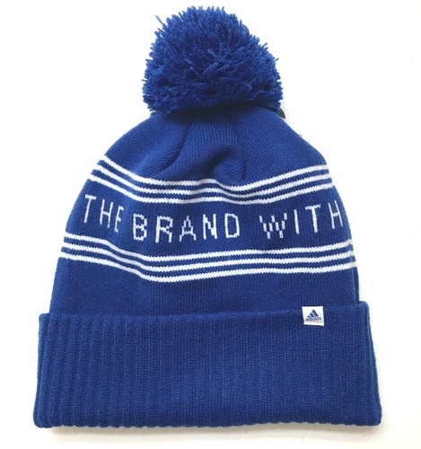ADIDAS POM BEANIE three stripes brand 
