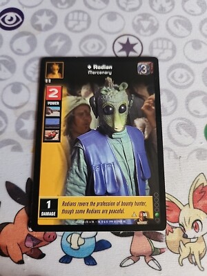 1999 Decipher Young Jedi: Jedi Council Rodian Mercenary #95 Lucasfilms