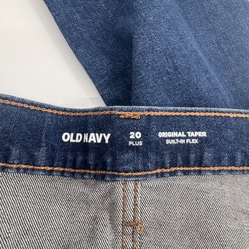 Old Navy Jeans Boys 20 Plus NEW Blue Original Taper Built In Flex Denim Stretch - Picture 9 of 16