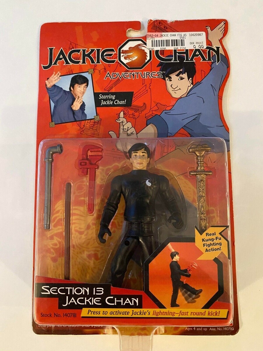 Jackie Chan Adventures Section 13 Action Figure Playmates 2001 New