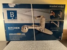 Kitchen Faucet, Pull-Out Sprayer, Temperature Memory, Brushed Nickel -204641