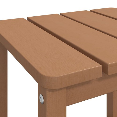 Adirondack-Gartentisch Braun 38x38x46 cm HDPE - Bild 6 von 7