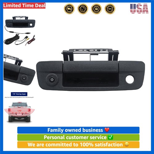 IP69K Waterproof Dodge Ram Tailgate Backup Camera - Easy Install, 32.8ft Cable