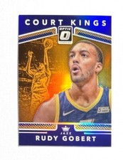 Rudy Gobert ~ 2017-18 Panini Donruss Optic ~ Court Kings Purple Prizm #12
