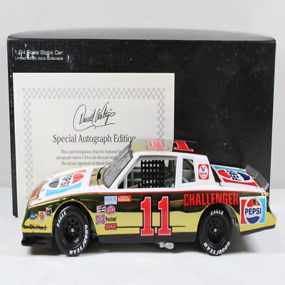 DARRELL WALTRIP 1983 AUTOGRAPHED COLOR CHROME #11 PEPSI CHALLENGER