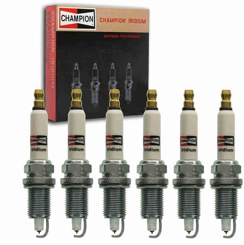 6 pc Champion Iridium Spark Plugs for 2011-2020 Ford F-150 2.7L 3.5L V6 fg - Picture 2 of 2