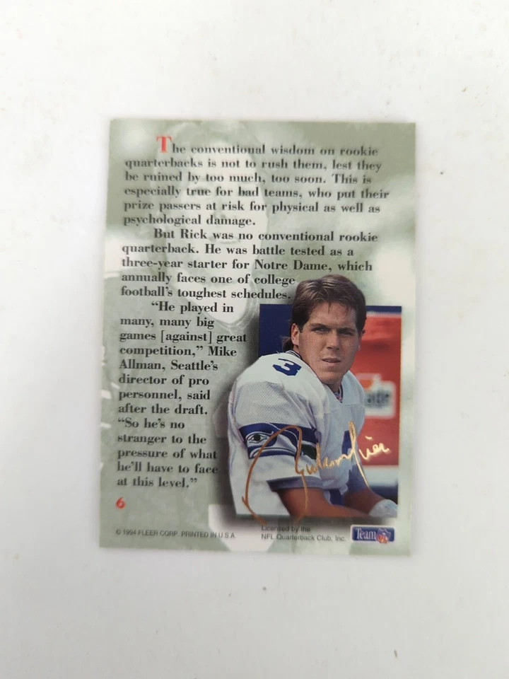 sports trading card singles Football Card - Image 2 of 2