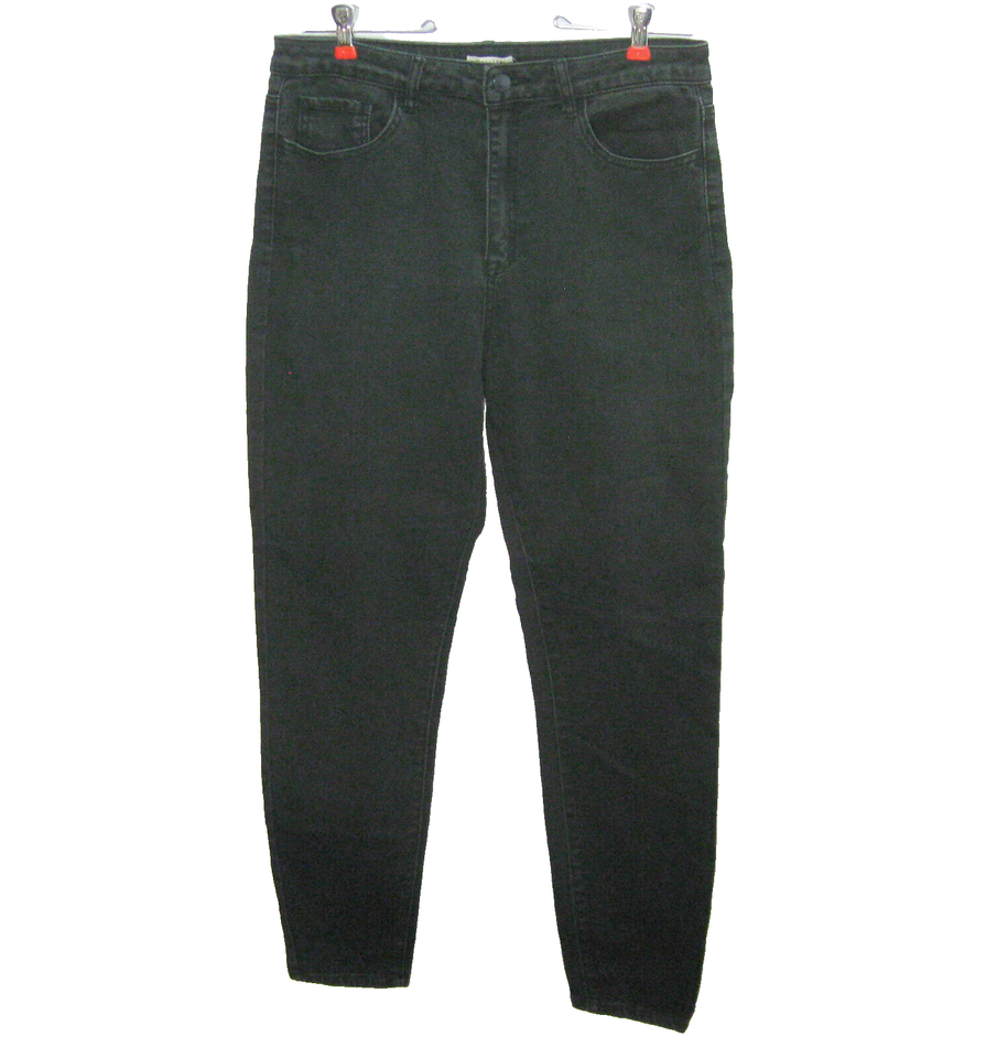 FOREVER 21 Men's (Size 31x29) Black Jeans Denim Pants 5 Pockets Zipper