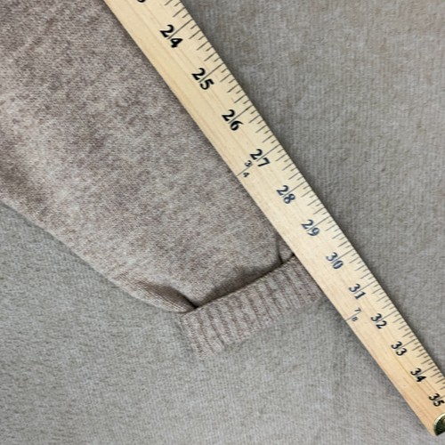 James Pringle Suéter Para Hombre M 100% Corderos Lana Bronceada Arcila Cuello Redondo Pullover Tejido - Imagen 11 de 11