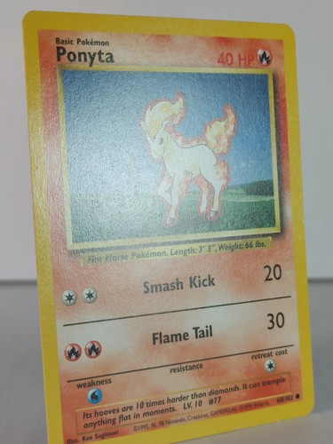 Ponyta - Base Set - 60/102 - singles - Pokemon TCG - common - Picture 9 of 31