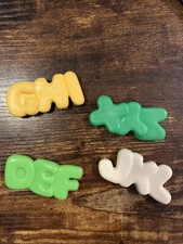 VINTAGE FISHER PRICE Fun with Food Alphabet Soup Letters Only