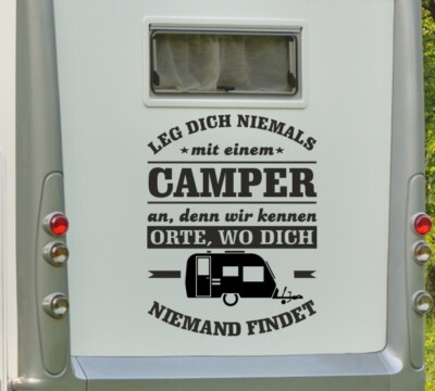 Aufkleber Wohnwagen Wohnmobil Caravan Camper Anhänger Woma Camper
