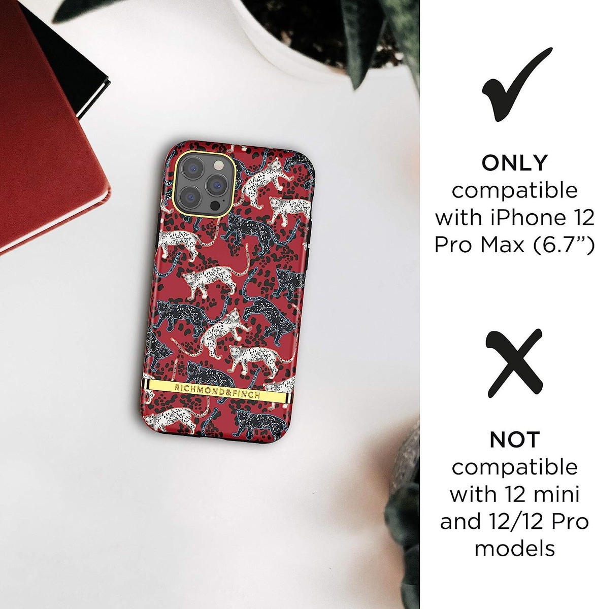Richmond & Finch iPhone 12 mini クリア ケース [ 北欧 デザイン 