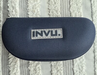 Invu Clam Shell Eye & Sunglass Hard Case Large + New Microfiber Soft ...