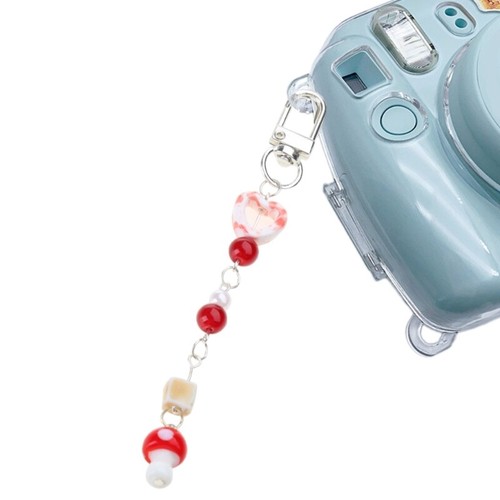Stylish Mushroom Cellphone Charm Fashionable Phone Straps Chain Charm Accessory - 第 9/9 張圖片
