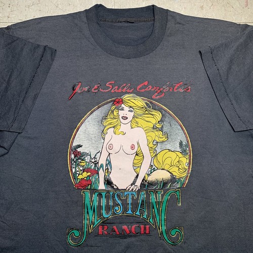 Vintage Mustang Ranch Joe & Sally Comforts Tshirt