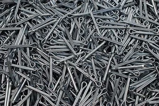 (1000) Cotter Pins 1/8 x 1 Extended Prong Zinc Plated