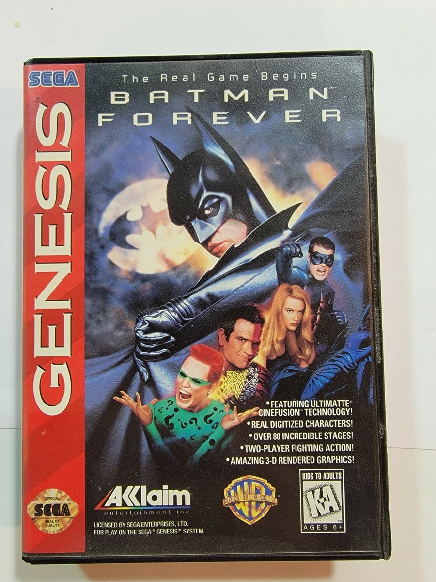 Nintendo Switch SEGA GENESIS GENESIS BATMAN FOREVER Batman Forever (Sega Genesis, 1995) for sale online | eBay